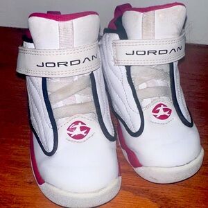 7C Toddler Nike Jordan Hightops white/red/black